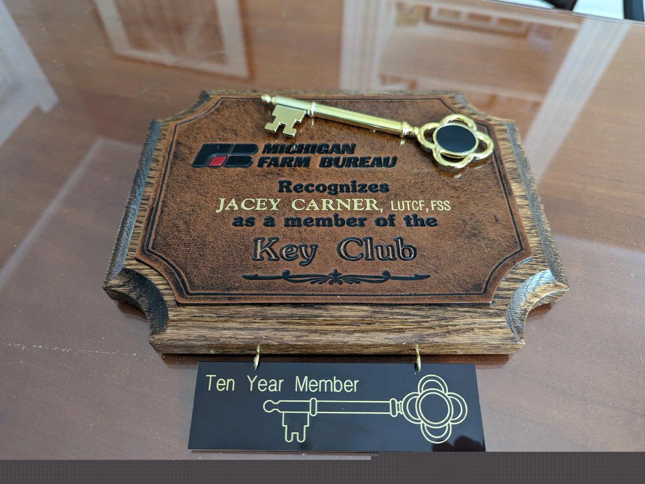 Key Club Award