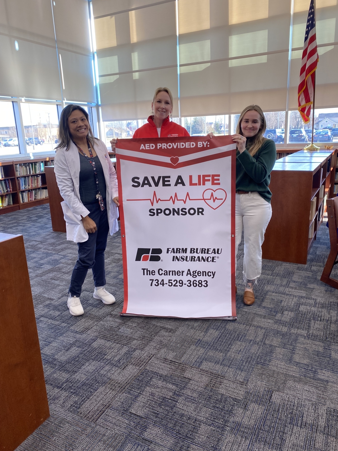 Banner Presentation for Save a Life