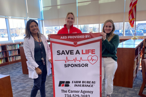 Banner Presentation for Save a Life
